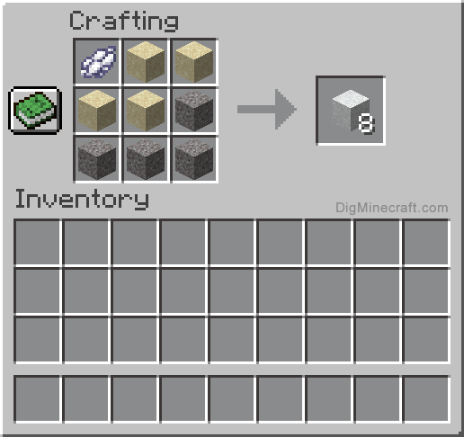 how to make white concrete powder in minecraft